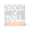 Rock N Roll Guitar Light Up Acrylic