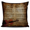 Sheet Music Violin Pillow Cover