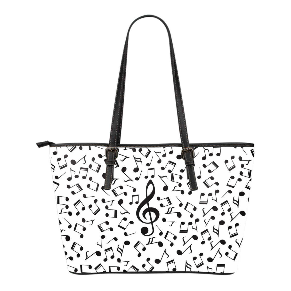 Limited Edition - Musical Note Leather Tote Bag (Small)