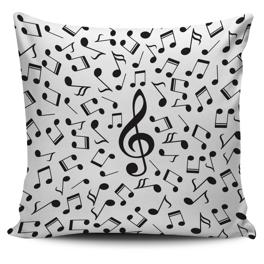 Musical Notes Pillow Case
