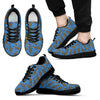 Black Sole Trumpet Design Men Sneakers