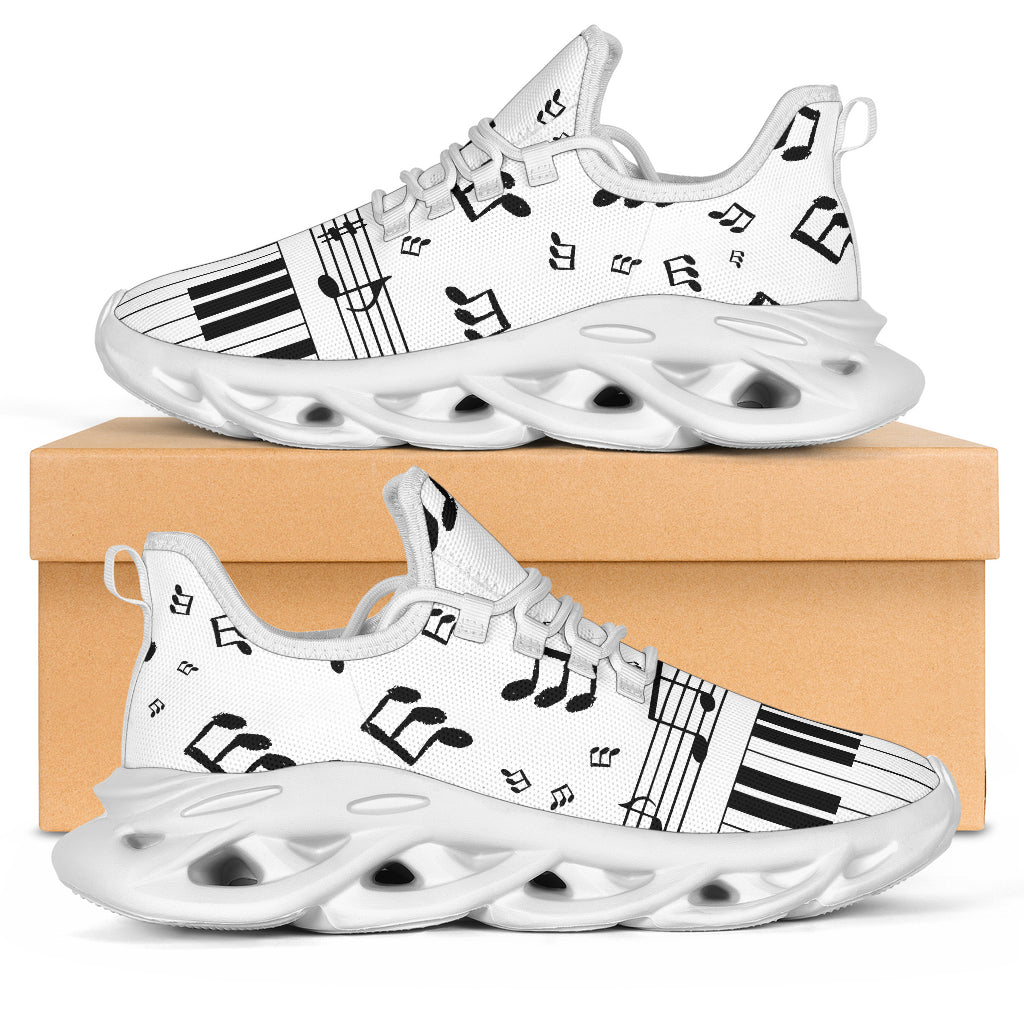 Piano Music Notes Sole Sneakers