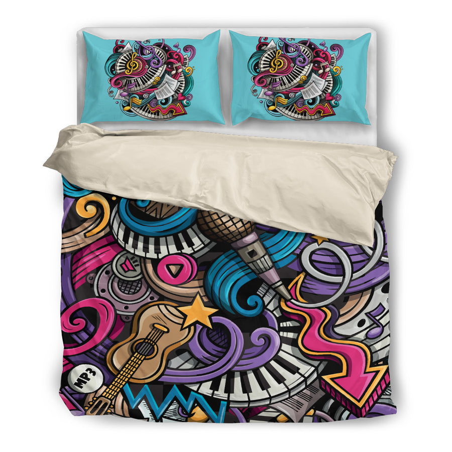 Music Instrument Bedding Set