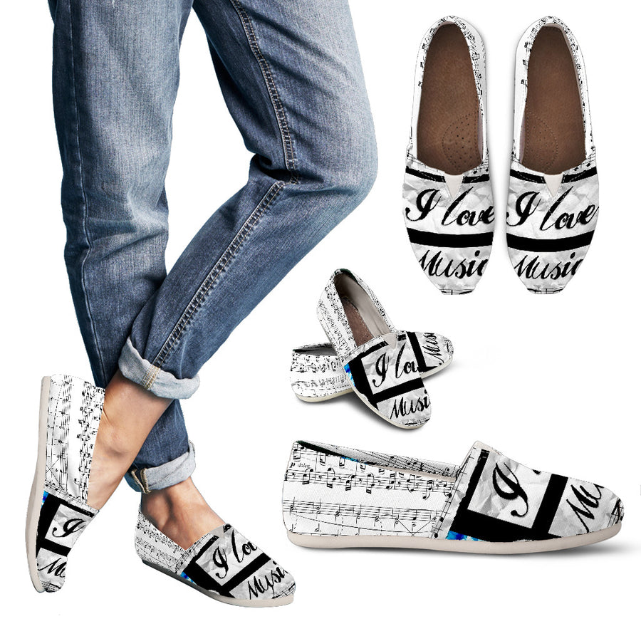 I Love Music Women's Casual Shoes