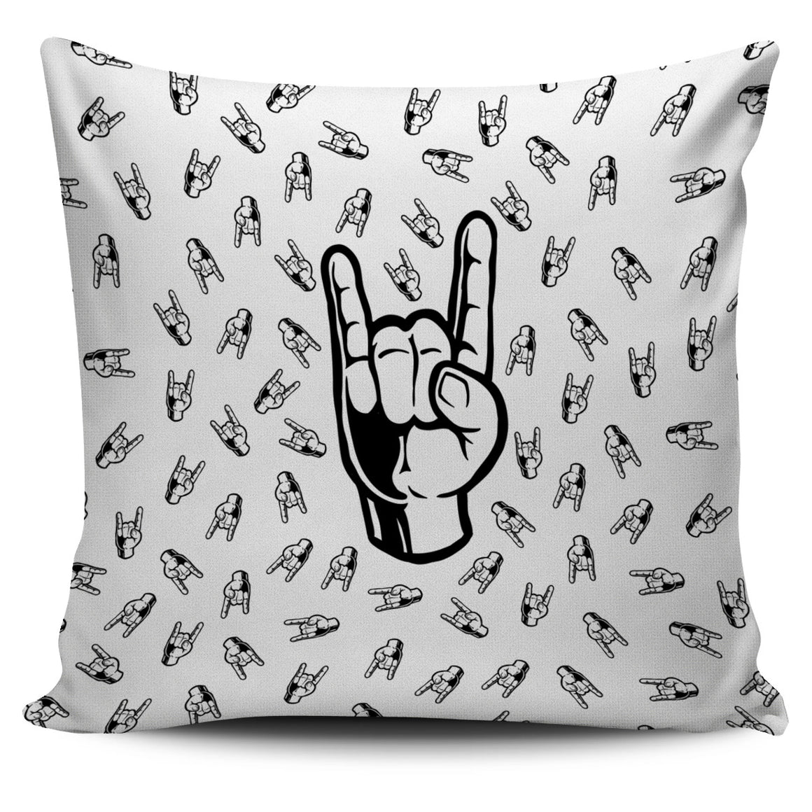 Sign of the Horns with Big Hand