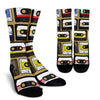 Colorful Cassettes Crew Socks - Artistic Pod Review