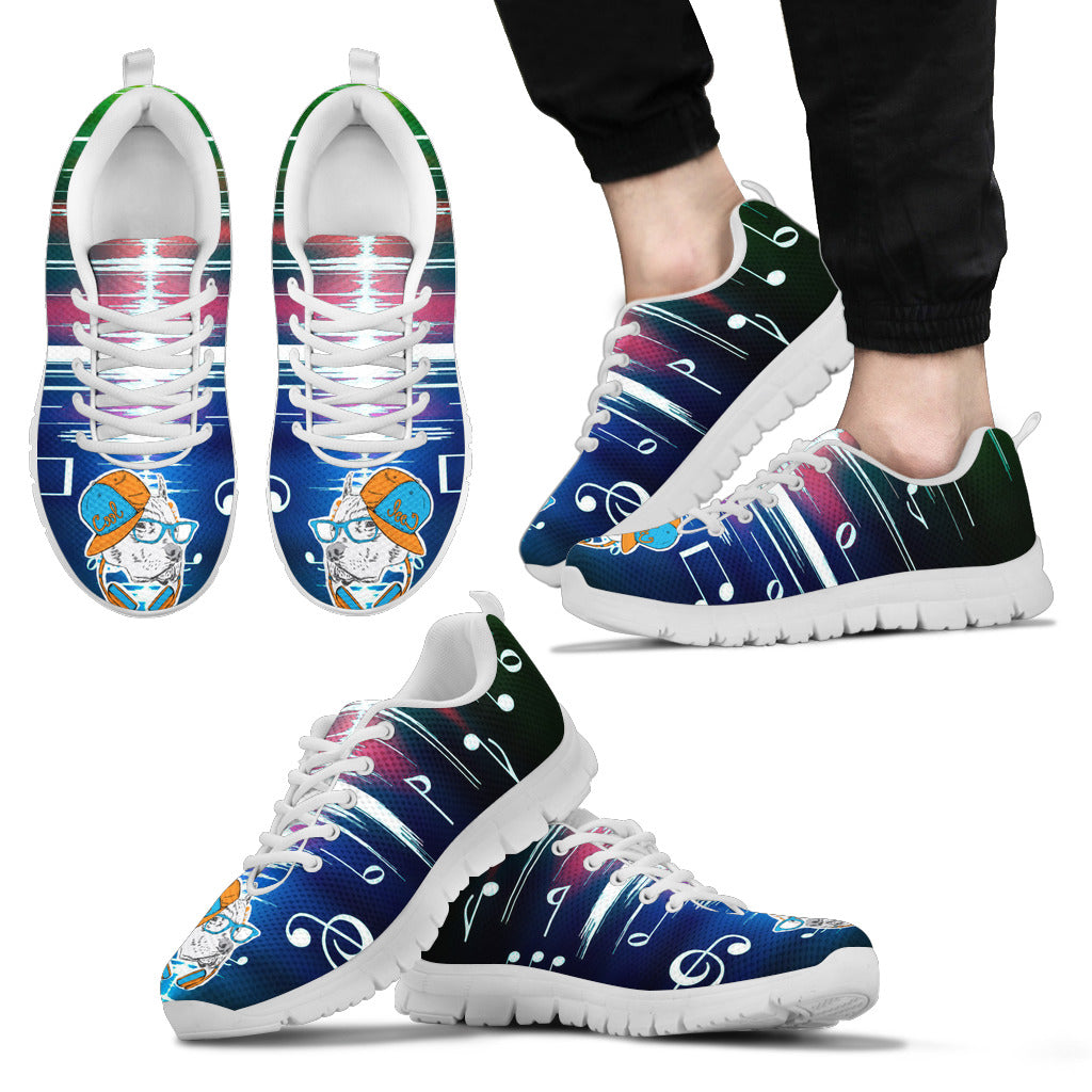 Pitbull love music sneakers Men