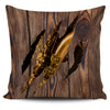 Wood Saxophone Pillow Case