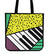 Pianist Musical Notes Tote Bag