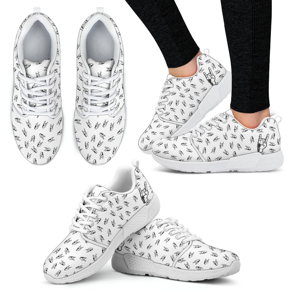 Sign Of The Horns Athletic Sneakers