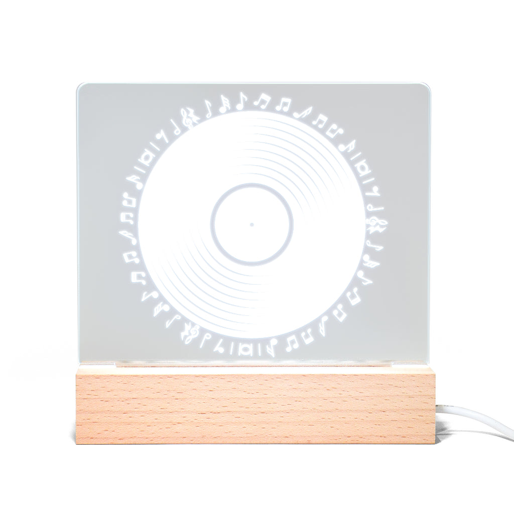 Vinyl Music Light Up Acrylic