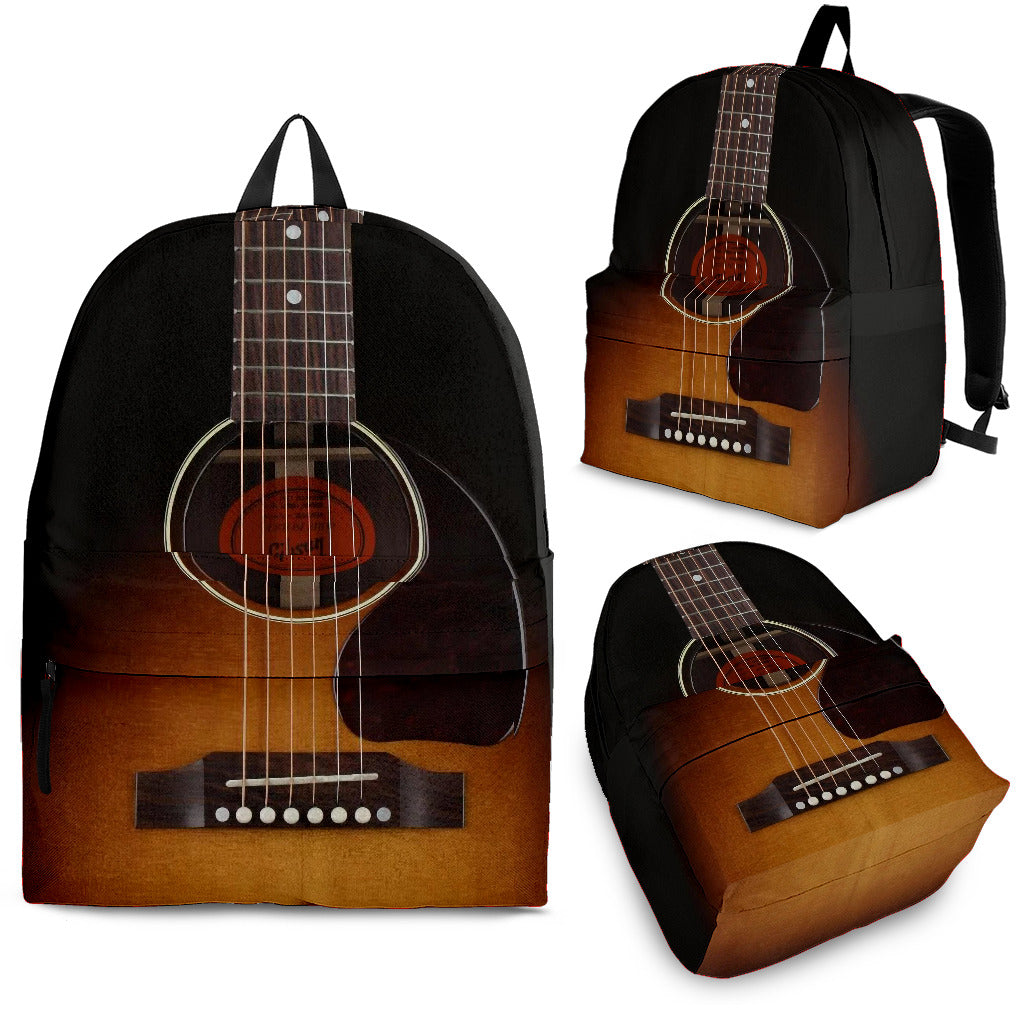 Black Guitar Backpack