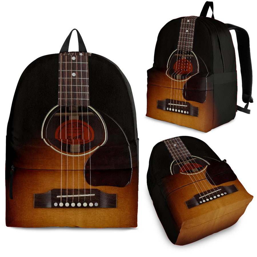 Black Guitar Backpack