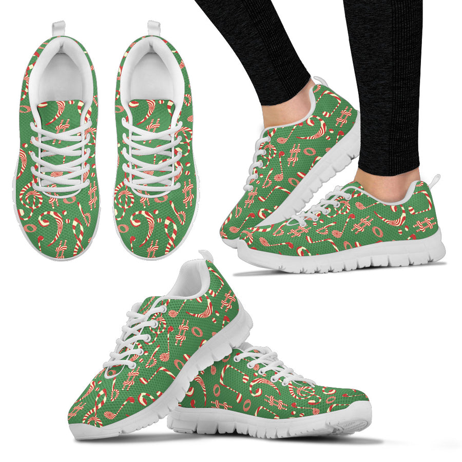Chrismtas Candy Music Women's Sneakers - Women's Sneakers / US5 (EU35) - { shop_name }} - Review