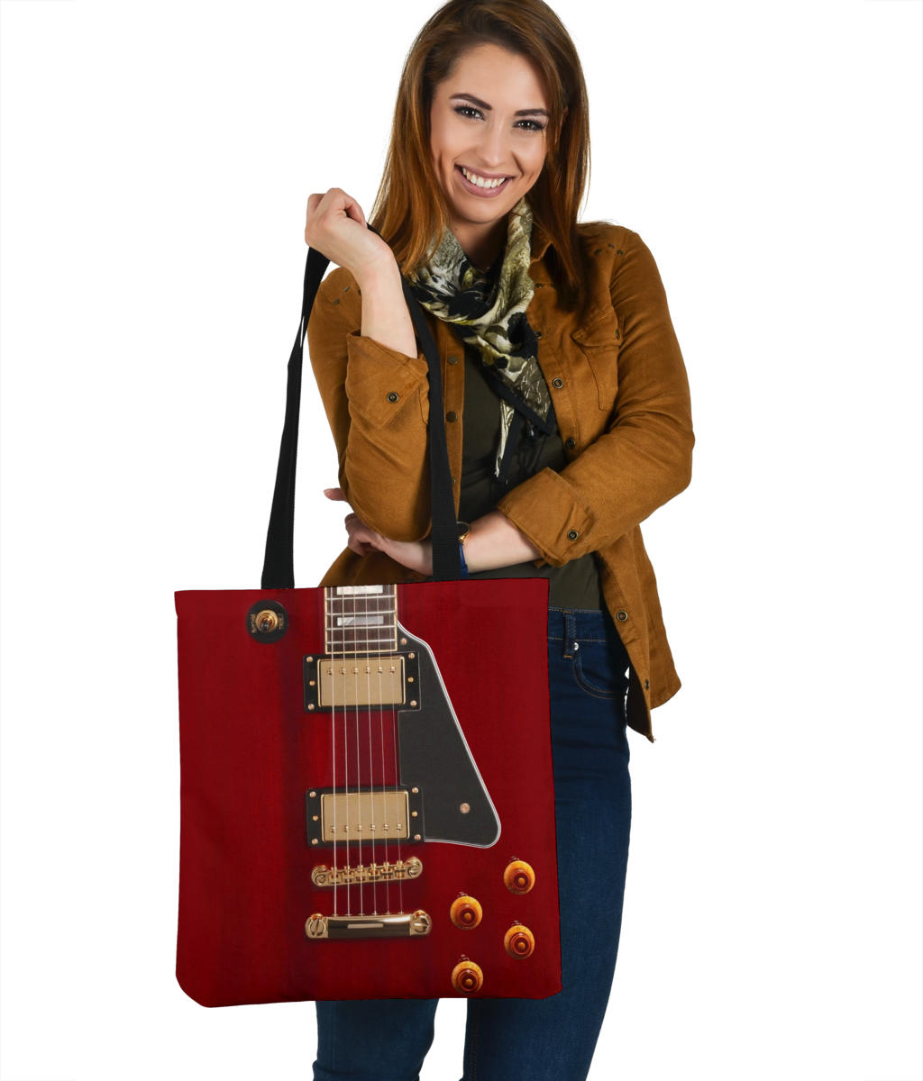 Anniversary Guitar Tote Bag - { shop_name }} - Review