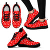 Musical Notes Red Sneakers