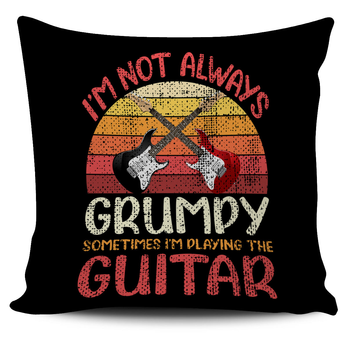 I'm Playing The Guitar Pillow Cover