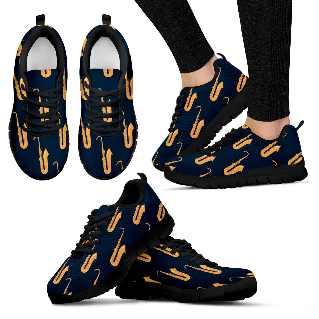 Saxophone Women Sneakers (Black) - Women's Sneakers / US5 (EU35) - { shop_name }} - Review