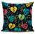 Music Notes Heart And Treble Clef Pillow Cover