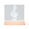 Treble Clef Light Up Acrylic