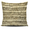 Sheet Music Note Pillow Cover