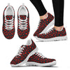 Musical Notes Red Sneakers