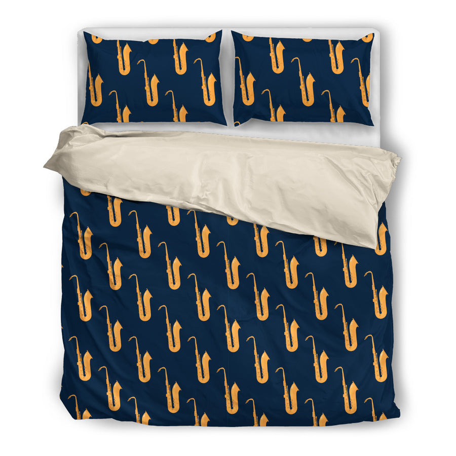 Saxophone Bedding Set (White)