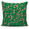 Christmas Notes and Clefs Pillow Cover - Artistic Pod Review