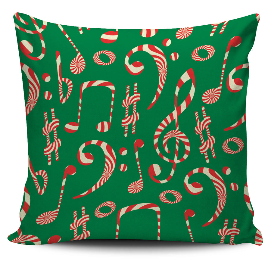 Christmas Notes and Clefs Pillow Cover - Artistic Pod Review