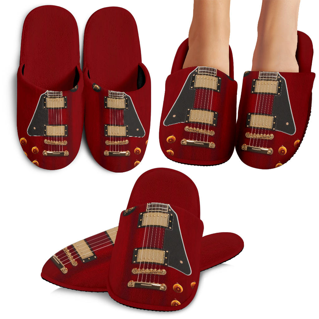 Anniversary Guitar Slippers - Women / Small (US 5-6.5 /EU 35-37) - { shop_name }} - Review