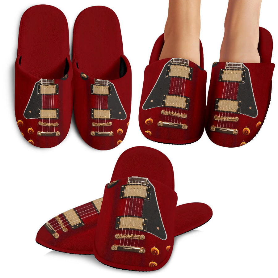 Anniversary Guitar Slippers - Women / Small (US 5-6.5 /EU 35-37) - { shop_name }} - Review