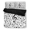 Music Notes Bed Set