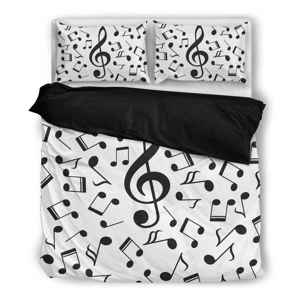 Music Notes Bed Set