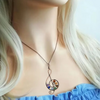 Music Treble Clef 7 Chakra Necklace