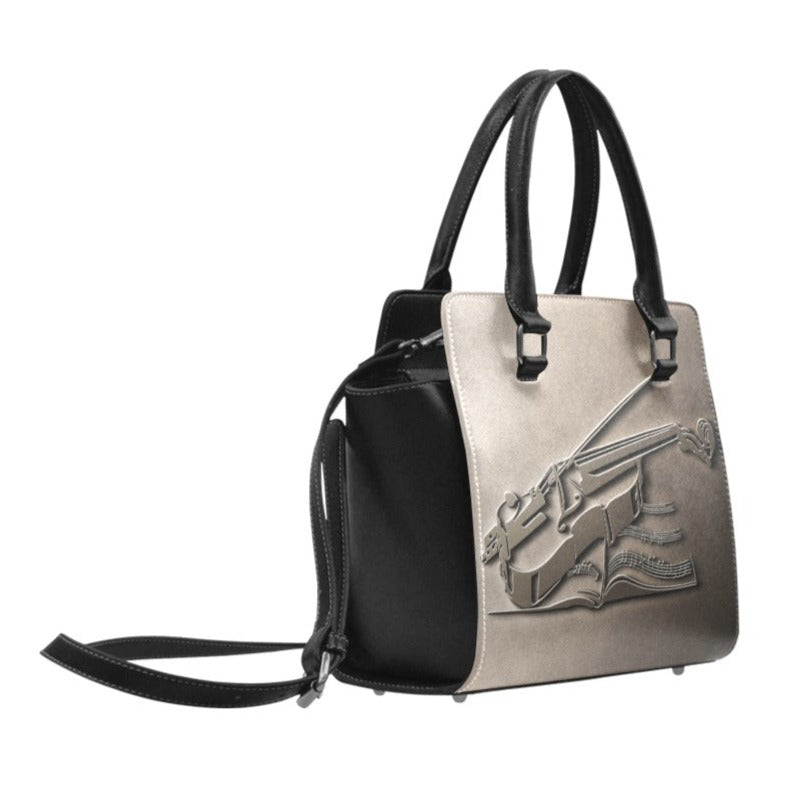 Violin Leather Classic Handbag