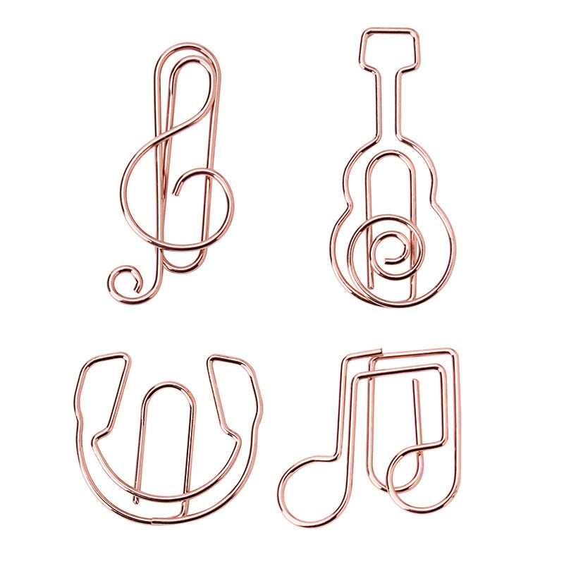 10 Pcs Music Notes Metal Paperclip - { shop_name }} - Review