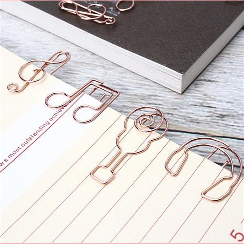 10 Pcs Music Notes Metal Paperclip - { shop_name }} - Review