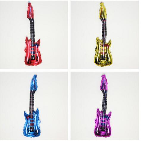 10pcs/lot Cartoon Guitar Party Foil Balloon - { shop_name }} - Review
