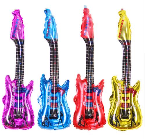 10pcs/lot Cartoon Guitar Party Foil Balloon - { shop_name }} - Review