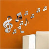 Musical Notes Wall Stickers (10pcs)