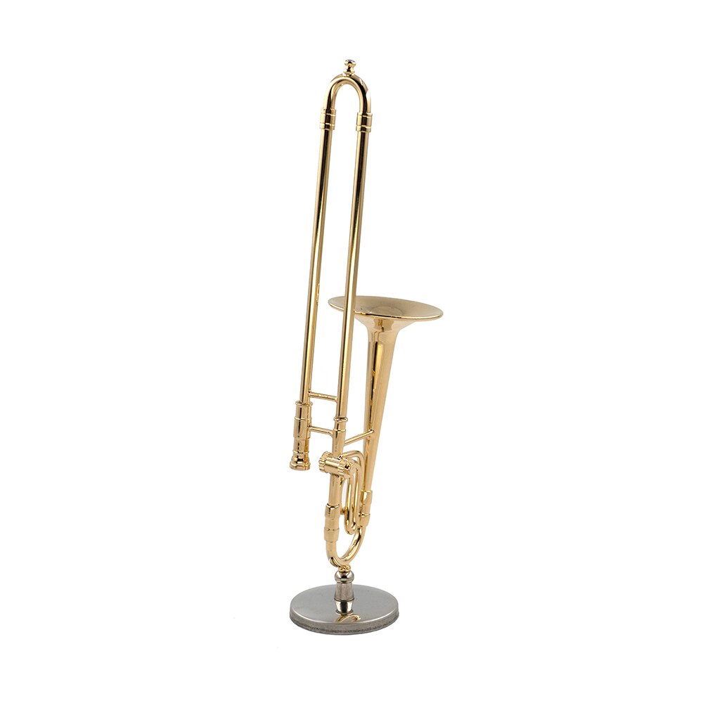 Copper Trombone Model Miniature