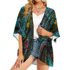 Music Abstract Chiffon Kimono