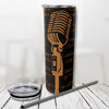 Microphone Music Notes Tumbler