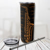 Saxophone Music Sheet Tumbler