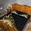 Piano Art Musical Notes Quilt Bed Set