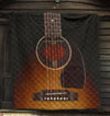 Black Guitar Premium Quilt