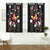 Music Notes Butterfly Window Curtains