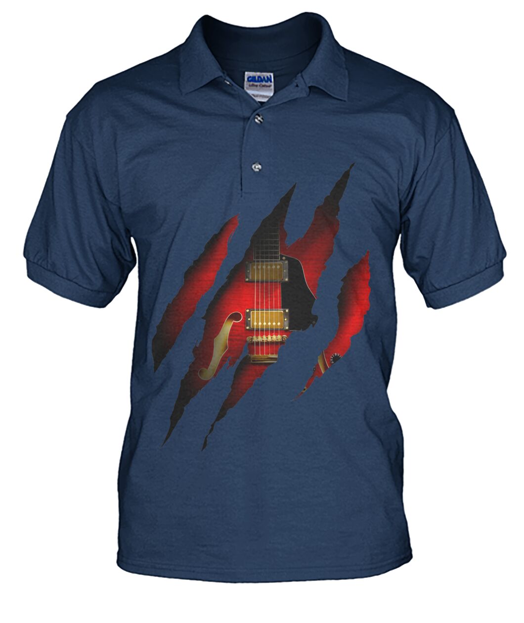 Guitar Men's Polo