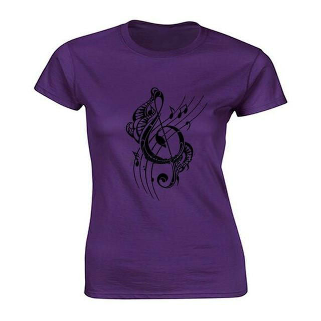 Musical Note Casual T-shirts