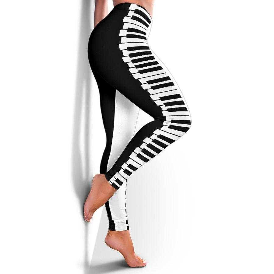 Piano Keys Art Leggings